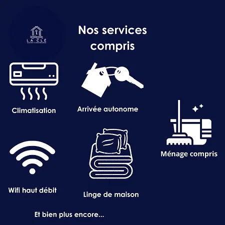 La Cle - Climatisation - Wifi - Parking Gratuit A Proximite 公寓 耶尔